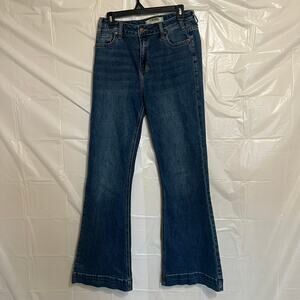 Rock & Roll Cowgirl High Rise Bootcut Jeans W31 L34 Medium Wash Western Denim